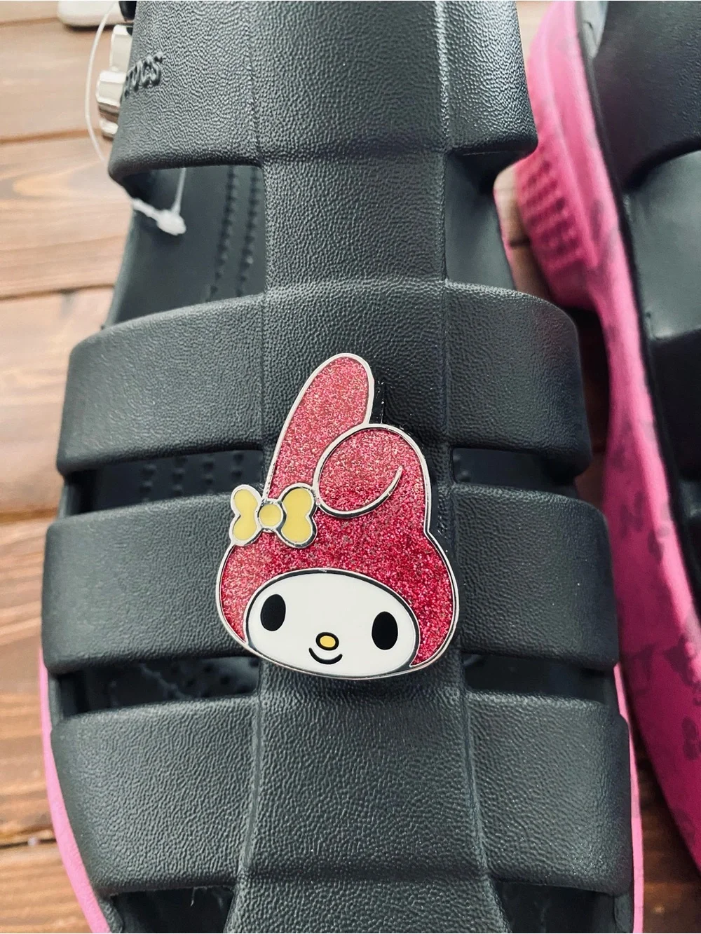 Crocs X Hello Kitty and Friends NEW My Melody and Kuromi Stomp Sandal Size 11